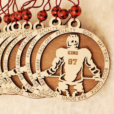 Custom Individual & Sports Ornament | Extreme Detailed Sports Themed Christmas Ornaments |