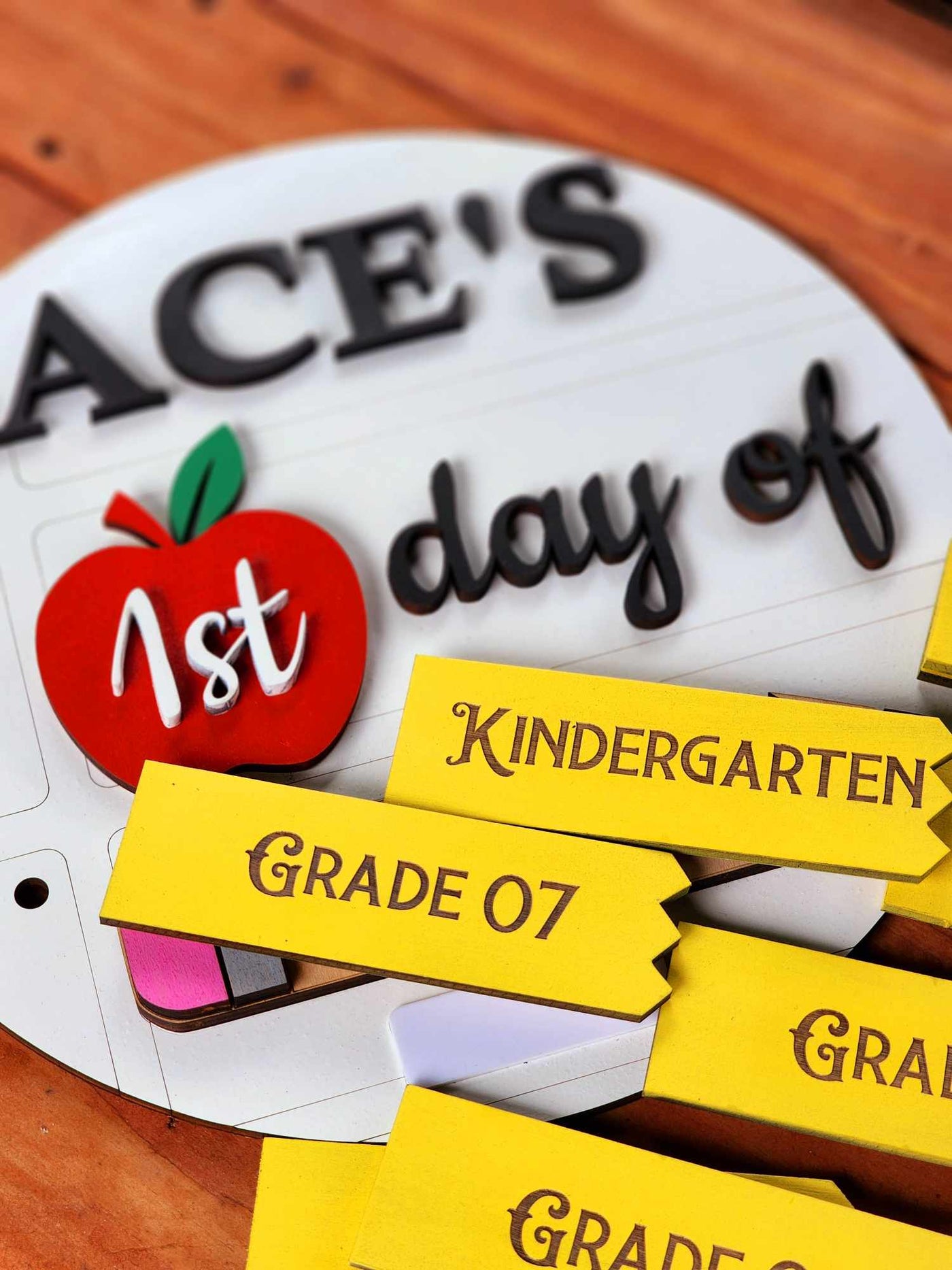 Ultra Interchangeable First & Last Day Of School Sign | Custom First Day Of School Board | Back To School Sign, Interchangeable School Sign