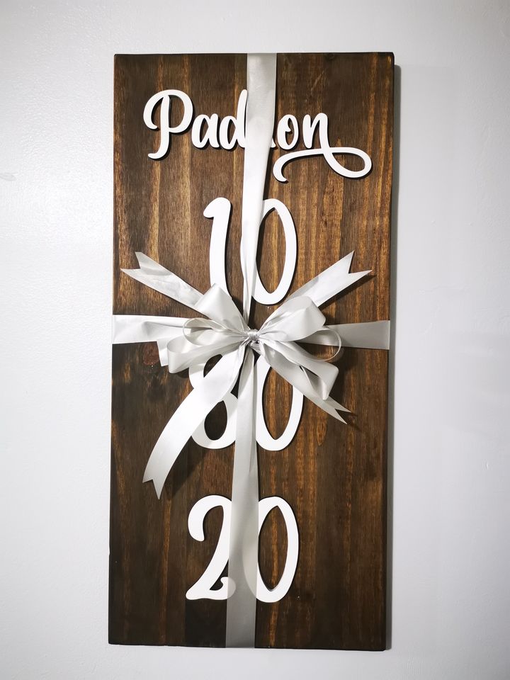 Wedding Date Sign | Anniversary Date Sign |