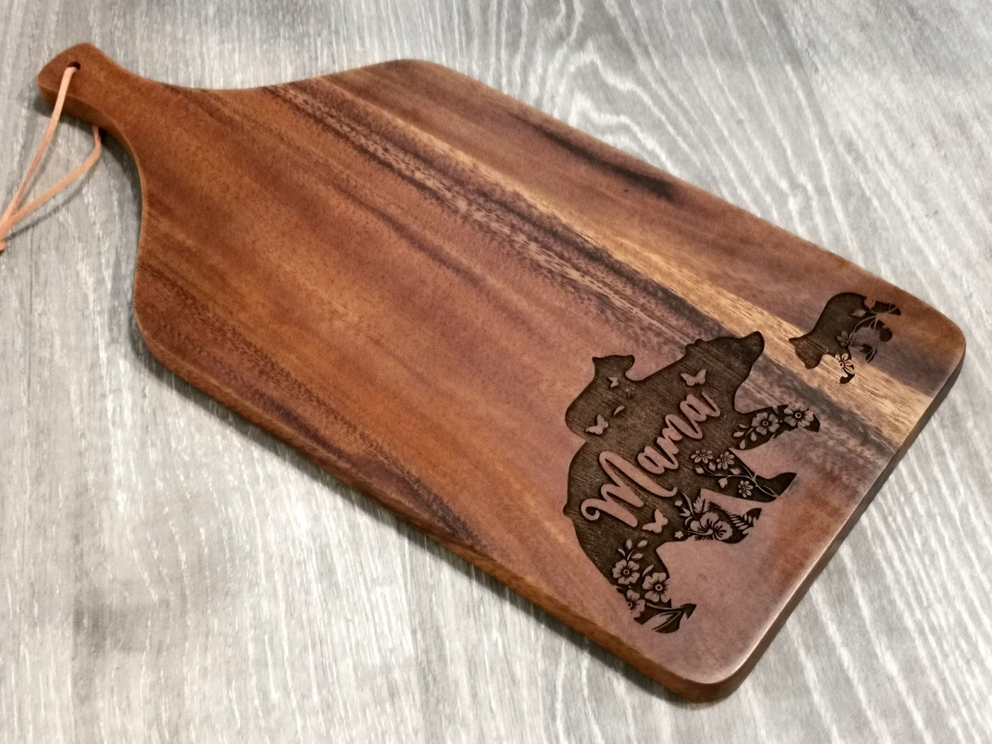 Mama Bear - Engraved Charcuterie Board