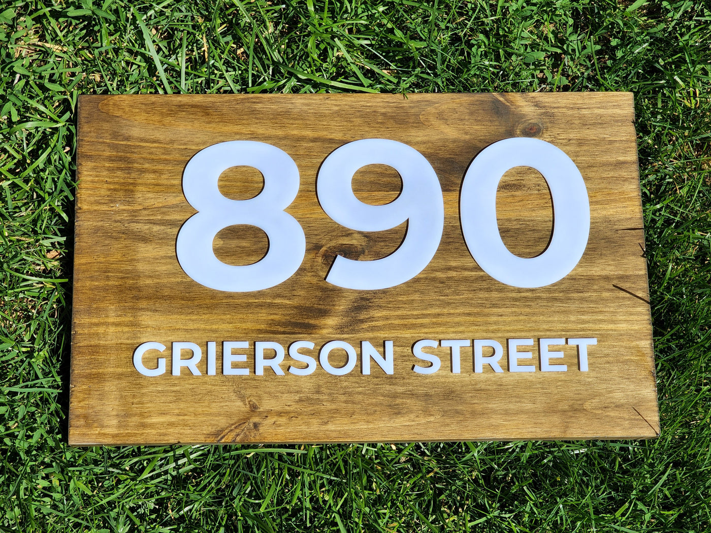 House Address Sign - Custom Made With Your Details