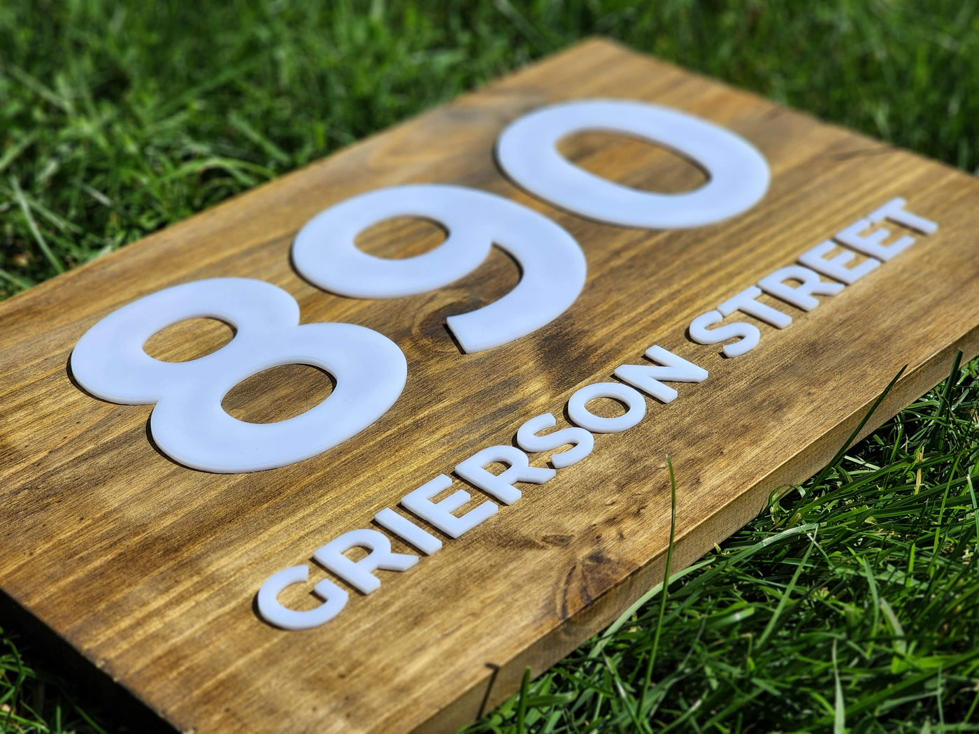 House Address Sign - Custom Made With Your Details