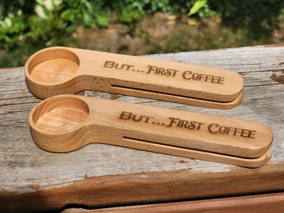 But..First Coffee - Engraved Coffee Scoops