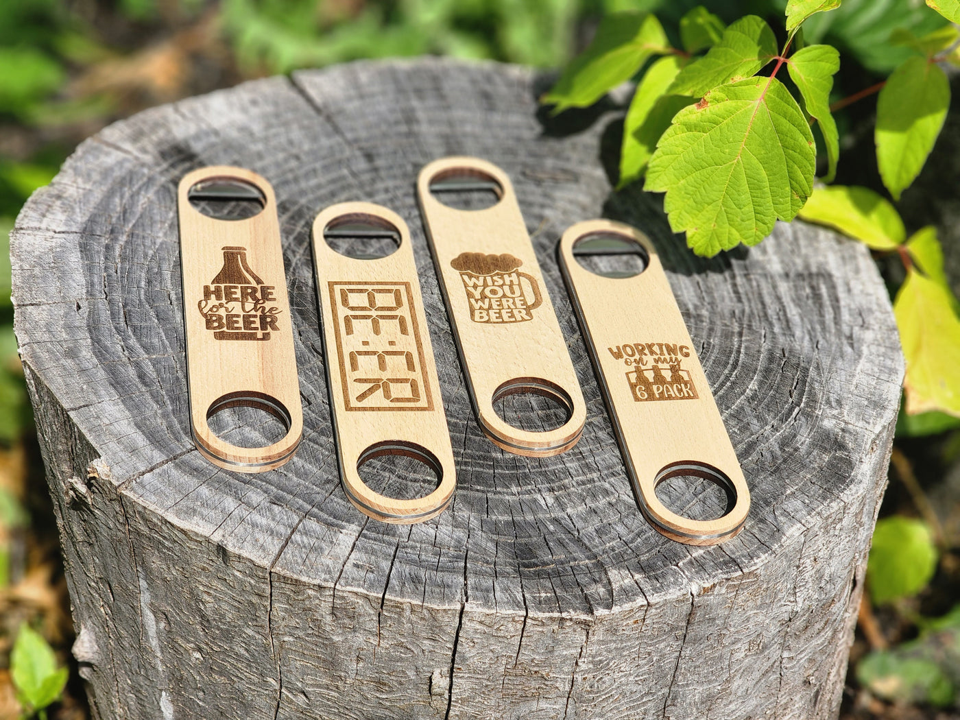 Engraved Wood Bottle Opener