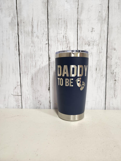 Soon To Be Daddy & Mommy Engraved Tumblers Set