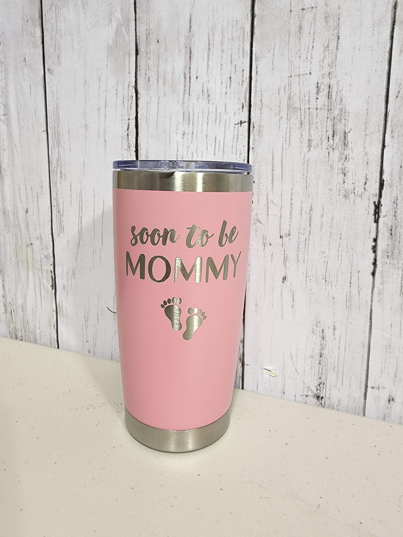 Soon To Be Daddy & Mommy Engraved Tumblers Set