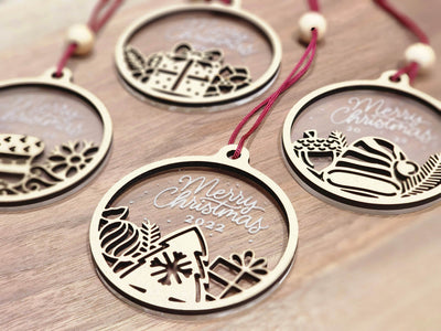 Premium Christmas Laser Cut Ornaments 2022