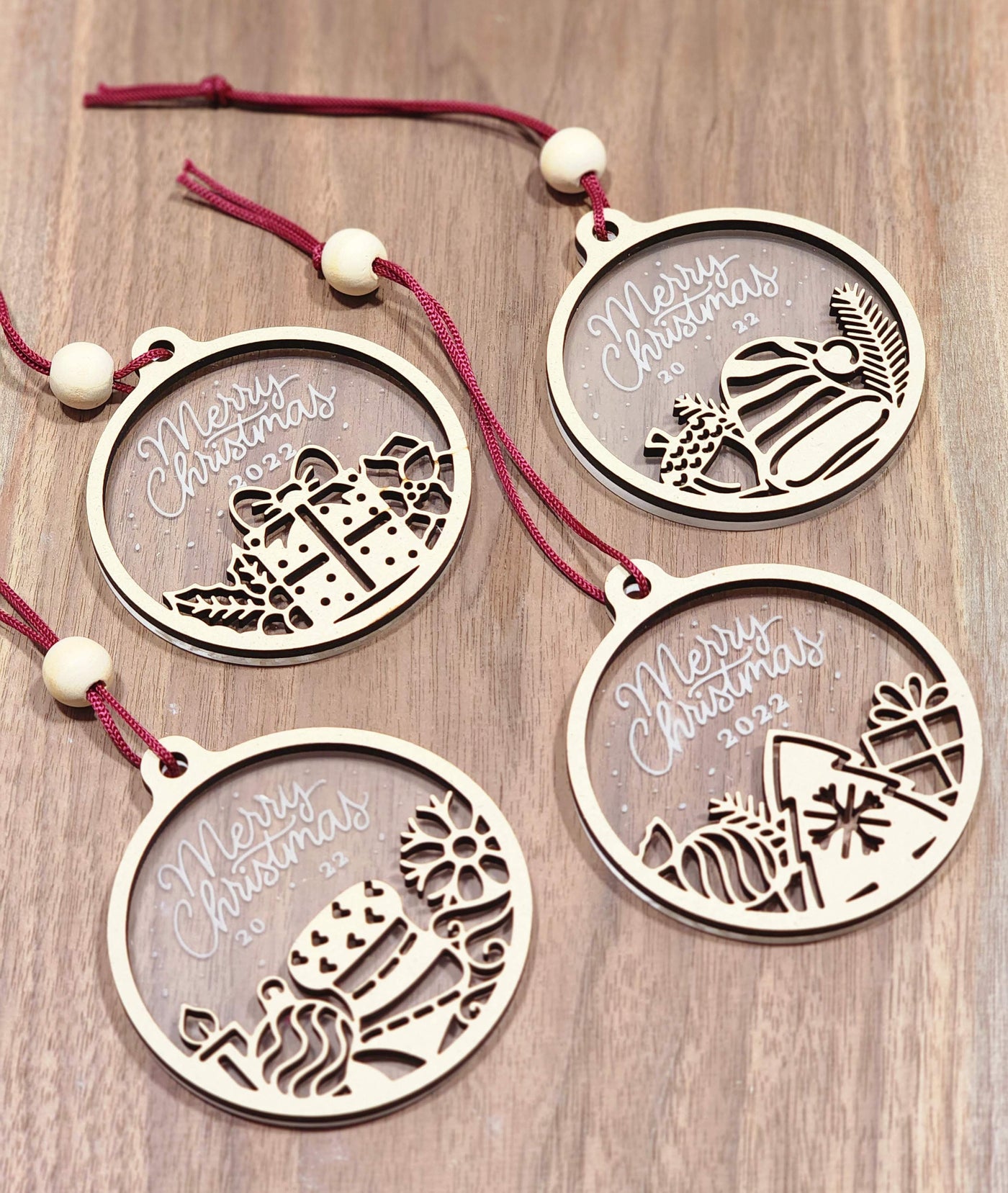 Premium Christmas Laser Cut Ornaments 2022