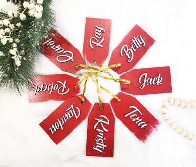 Custom Personalized Stocking Tag