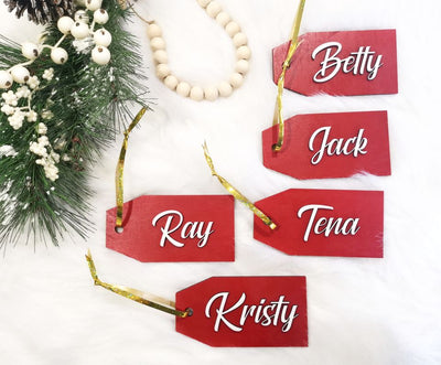 Custom Personalized Stocking Tag