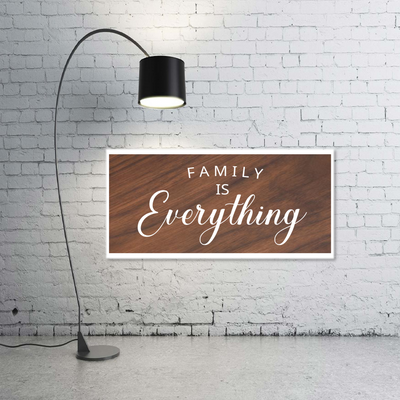 Family is Everything - Lovely Wooden Family Sign | Wooden Home Sign |